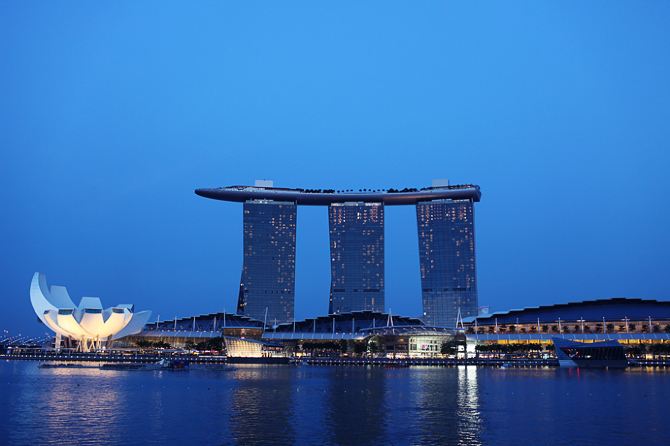 新加坡--金沙酒店主楼无边游泳池! - 新加坡游记