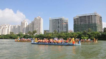 万泉河水上人家