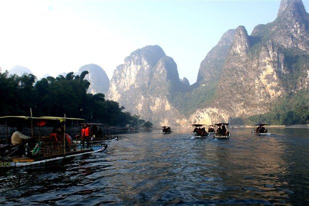 阳朔3日游_A 筏游漓江 - 桂林游记攻略