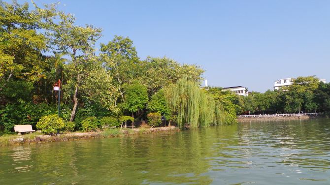半城山色半城湖 惠州哈施塔特奥地利小镇,惠州市区,惠州西湖公园