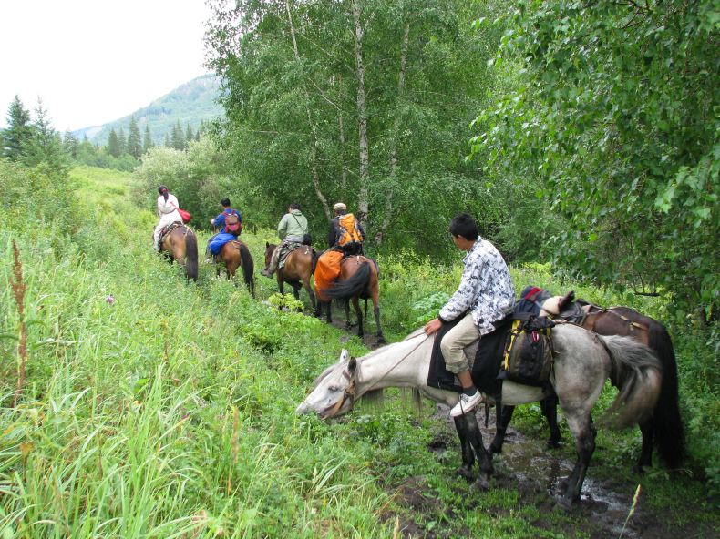 脚踩西瓜皮之新疆行(禾木徒步篇)2008