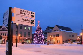 是日本北海道上川郡美瑛町境内的一个铁路车站,是美瑛