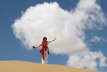 在巴丹吉林沙漠寻找自己的一片云 - 内蒙古游记