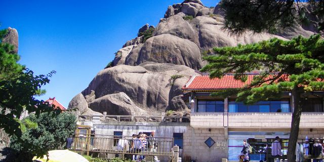 玉屏楼_黄山_百度地图