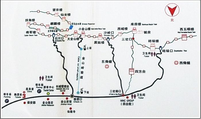 初秋登上金山岭长城,收获美景和好心情