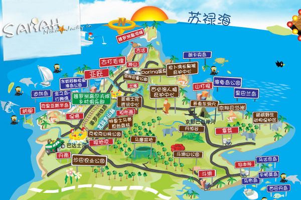 沙巴自由行攻略 附出行准备清单与手绘地图分享与重要事宜 - 沙巴游记攻略【携程攻略】