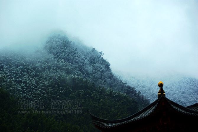 12月的江西——仰山积雪