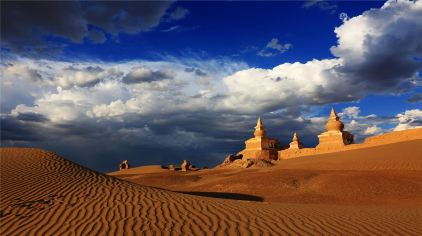 『内蒙古额济纳旗』阿拉善盟胡杨林+八道桥+