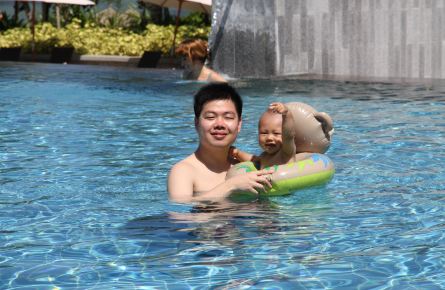 多多去小岛之五 带9m 的娃去三亚 小胖多第一次坐飞机