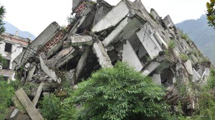 映秀地震遗址