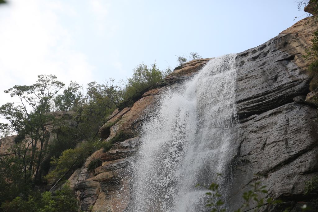 船山飞瀑,连云港经典山水