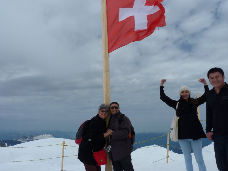 一家三口欧洲游--第六天,瑞士少女峰因特拉肯