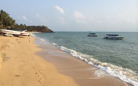 苏梅岛湄南海滩天气预报,历史气温,旅游指数,湄
