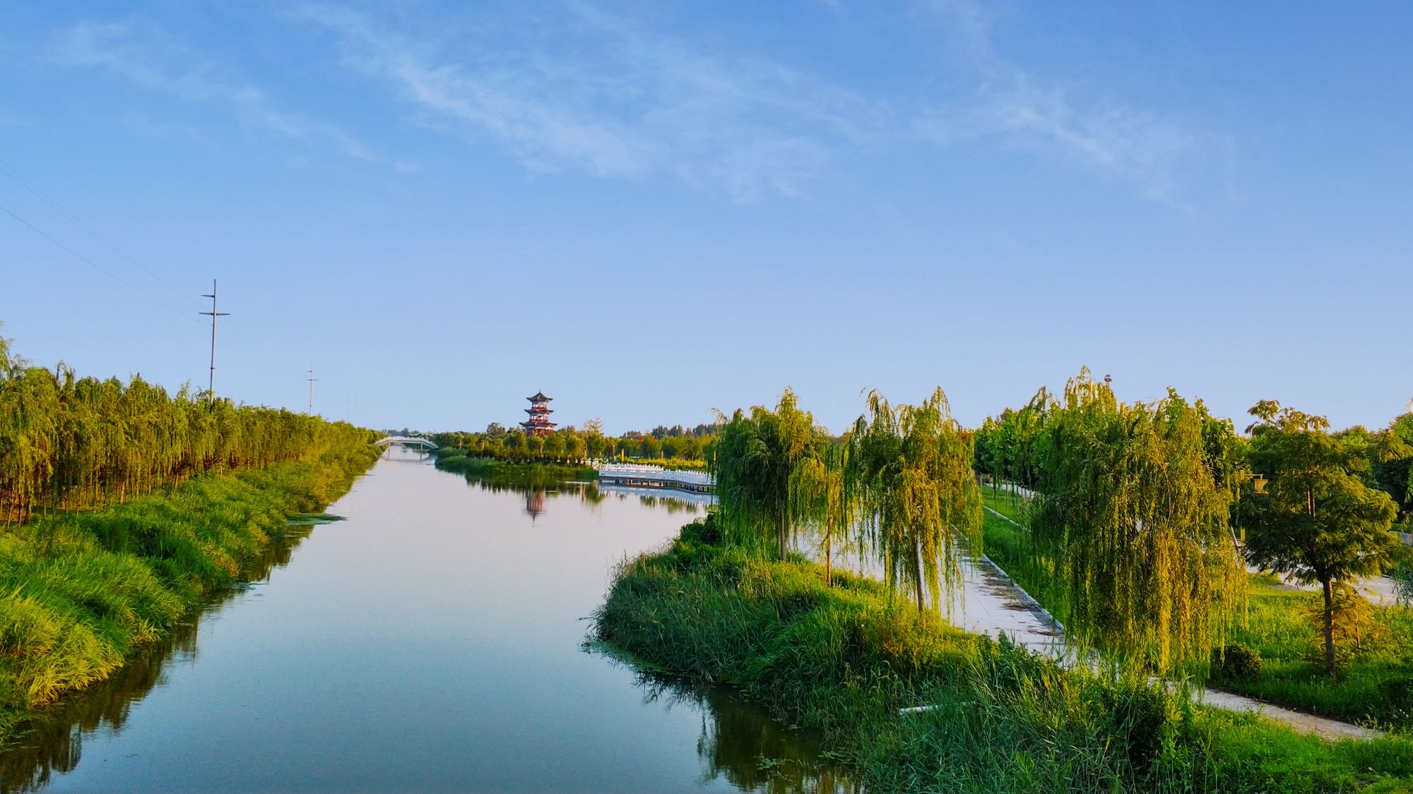 沿河生态景观带