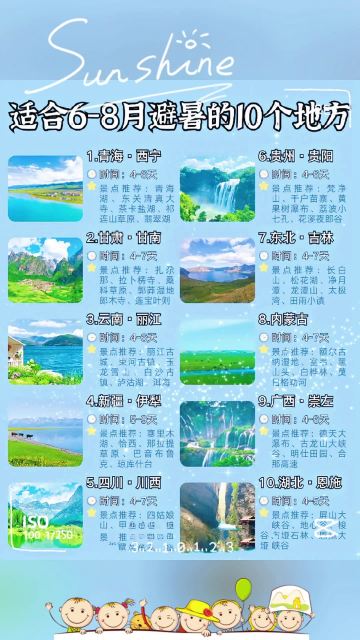 【暑假必去!】十大最佳旅游胜地,让你畅游世界!