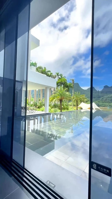 清远英德!这家山顶无边泳池别墅太太好住了