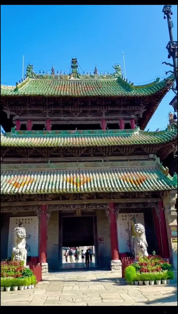 山陕会馆,清初建筑,保存完好,位于河南省社旗县社旗古镇