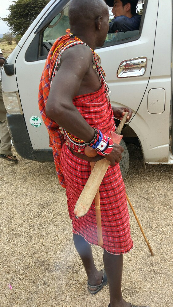             马赛人杀狮子的武器