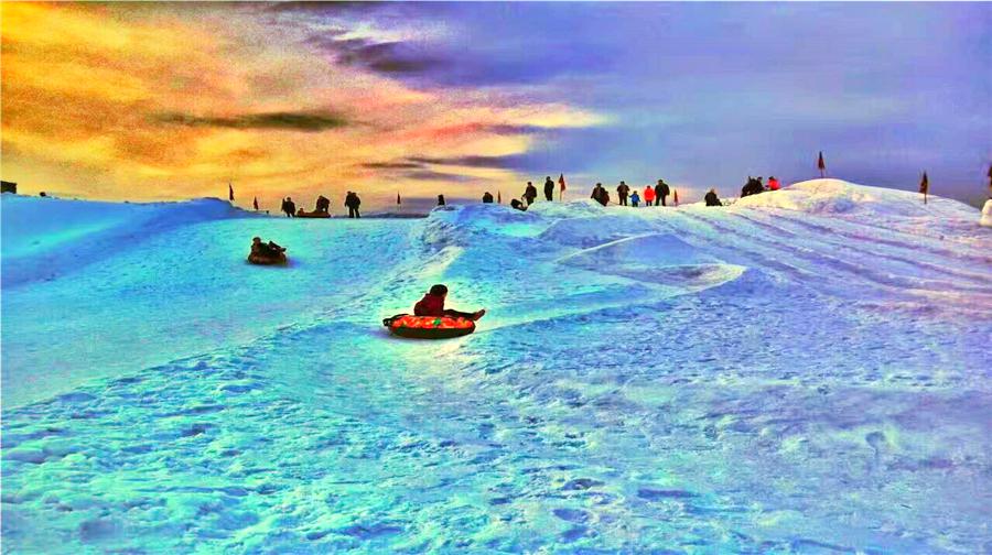 橡胶坝冰雪乐园