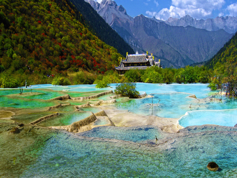 中国四川黄龙游记(图)