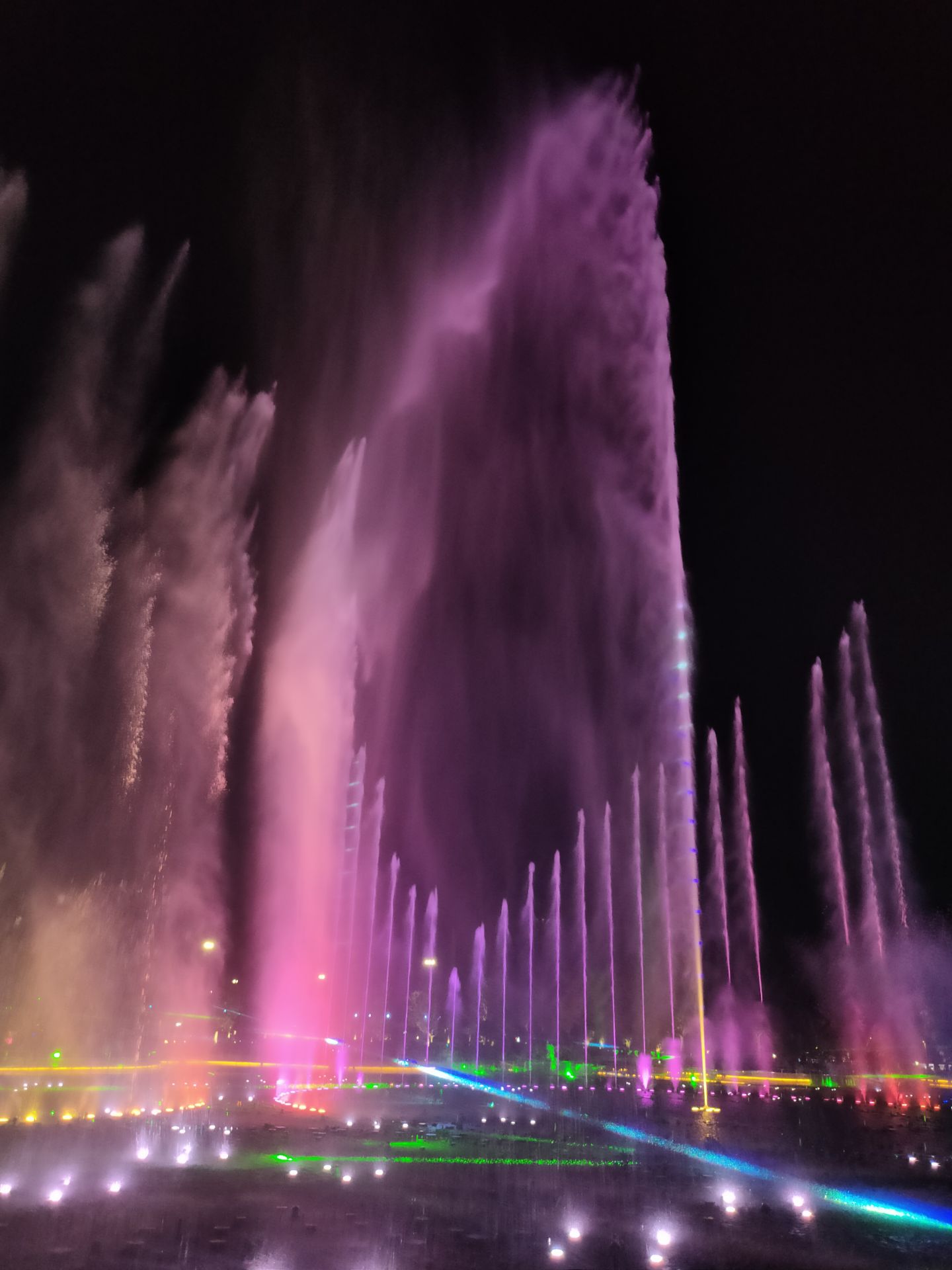 秦汉新城音乐喷泉