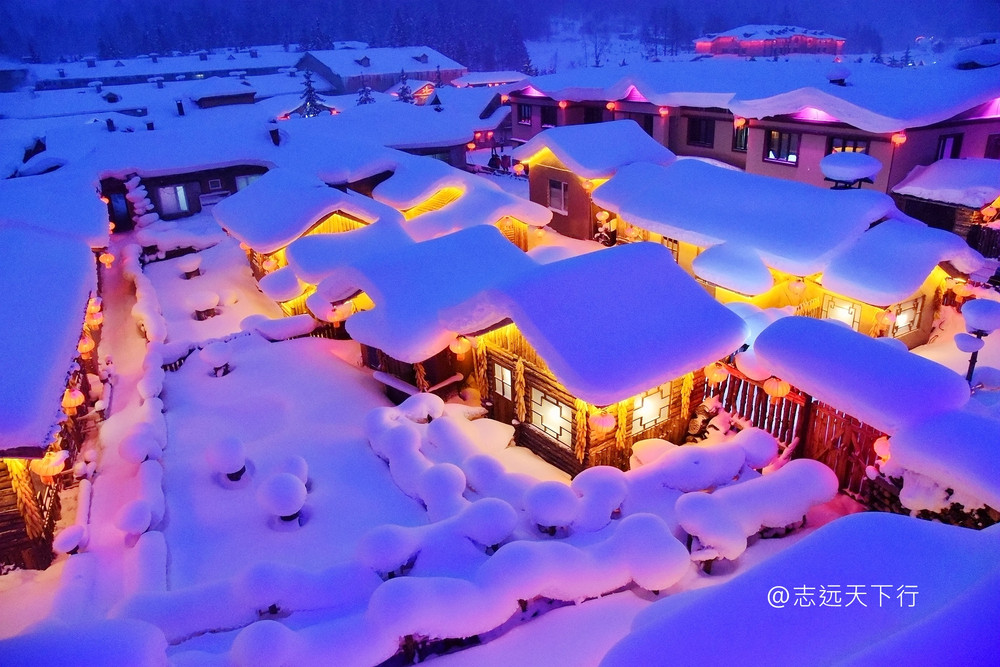 雪乡高清图片