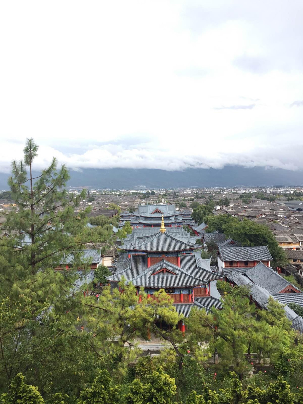 在裡面的最高處可以看到全景,有時間可以爬爬後面的獅子山,俯瞰古 