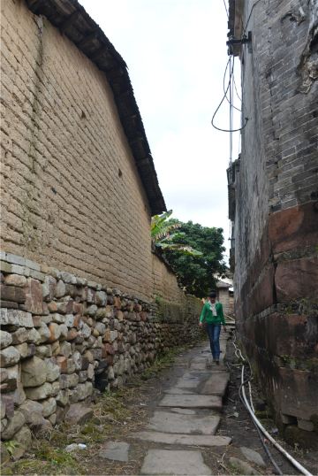 这是一首歌颂平南县镇隆镇富藏村中团屯传统村落的