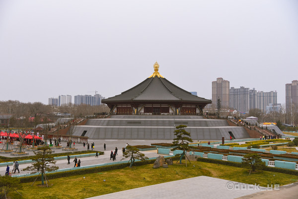 復建武周時期的天堂明堂,作為洛陽地標,也