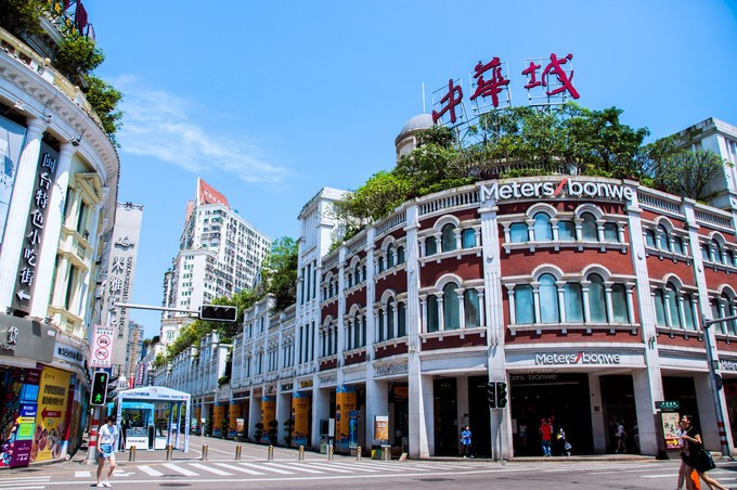 佛山老街区步行街,中山路步行街,步行街_大山谷图库