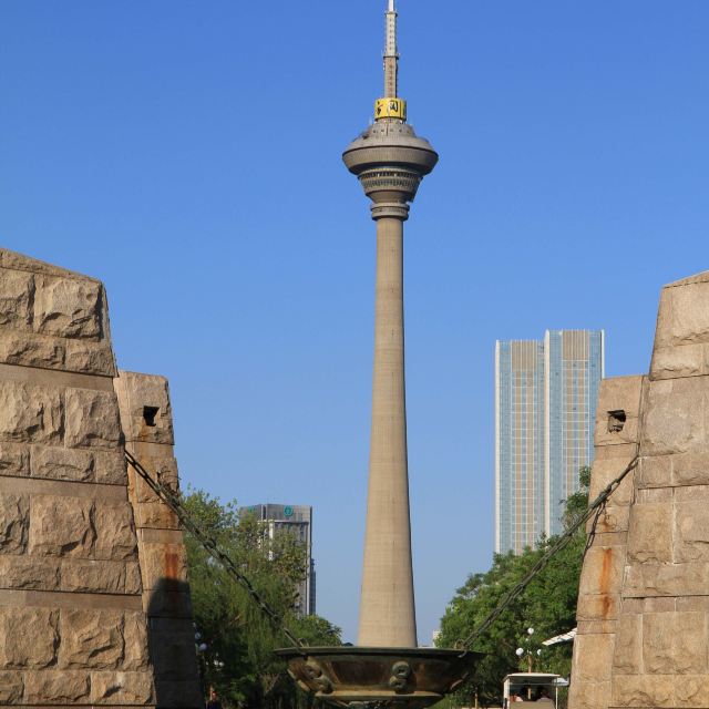 去的水上公園,晚上到海河邊賞夜景,不多說了看圖吧 天津海河文化廣場