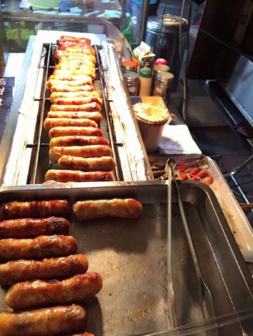 这个烤肠也不是很合口味