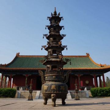 桃花开时访桃园～涿州三国遗迹