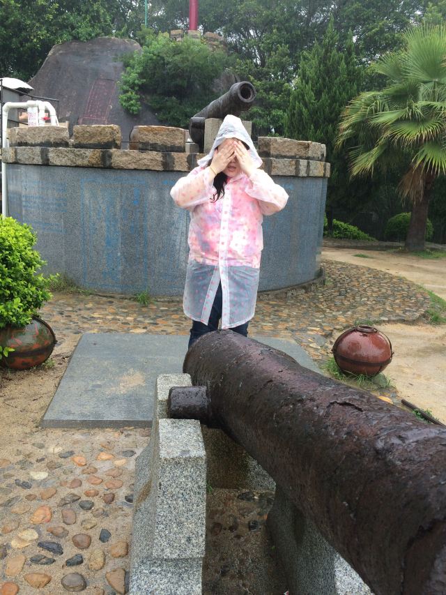 被雨浇的我