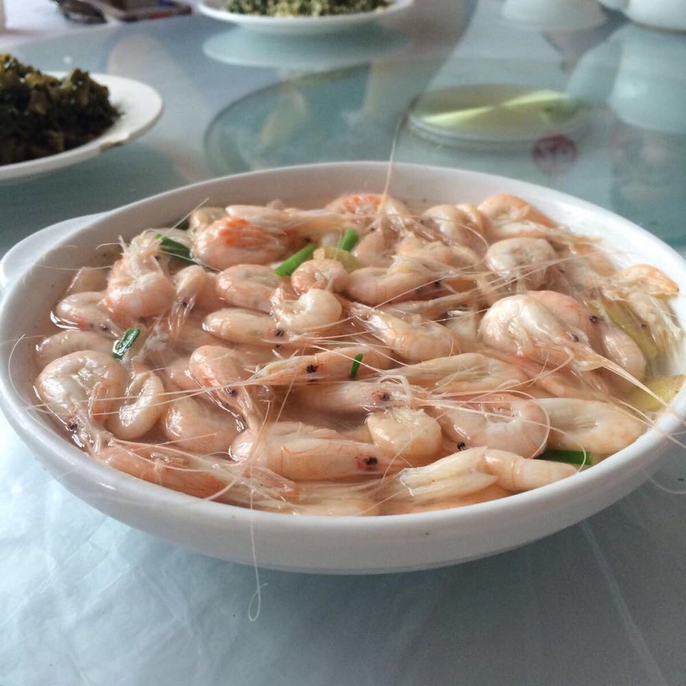 白米虾,比较清淡 餐馆