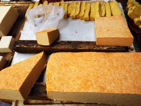 酱油,花生油,辣椒的简单配置是最好吃的 买了豆腐渣