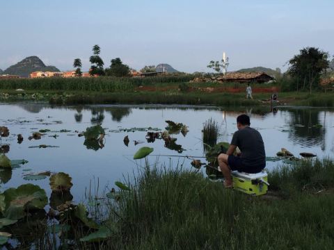 普者黑~~荷塘渔夫之旅