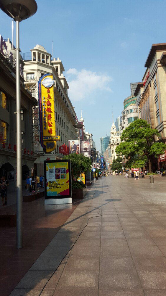 南京路步行街照片高清图片