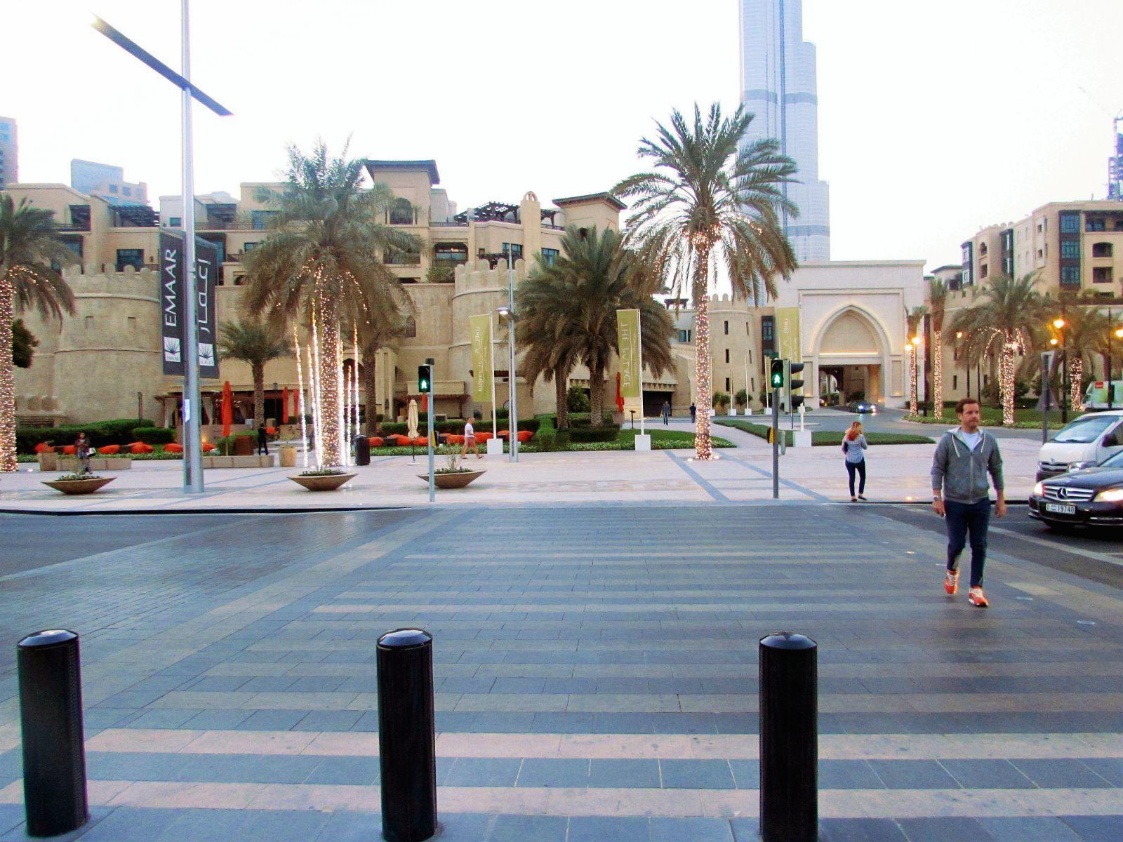 迪拜街景实拍图片