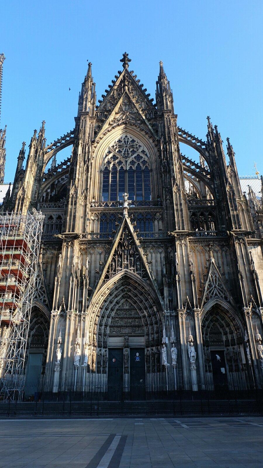 侧面局部. 科隆大教堂