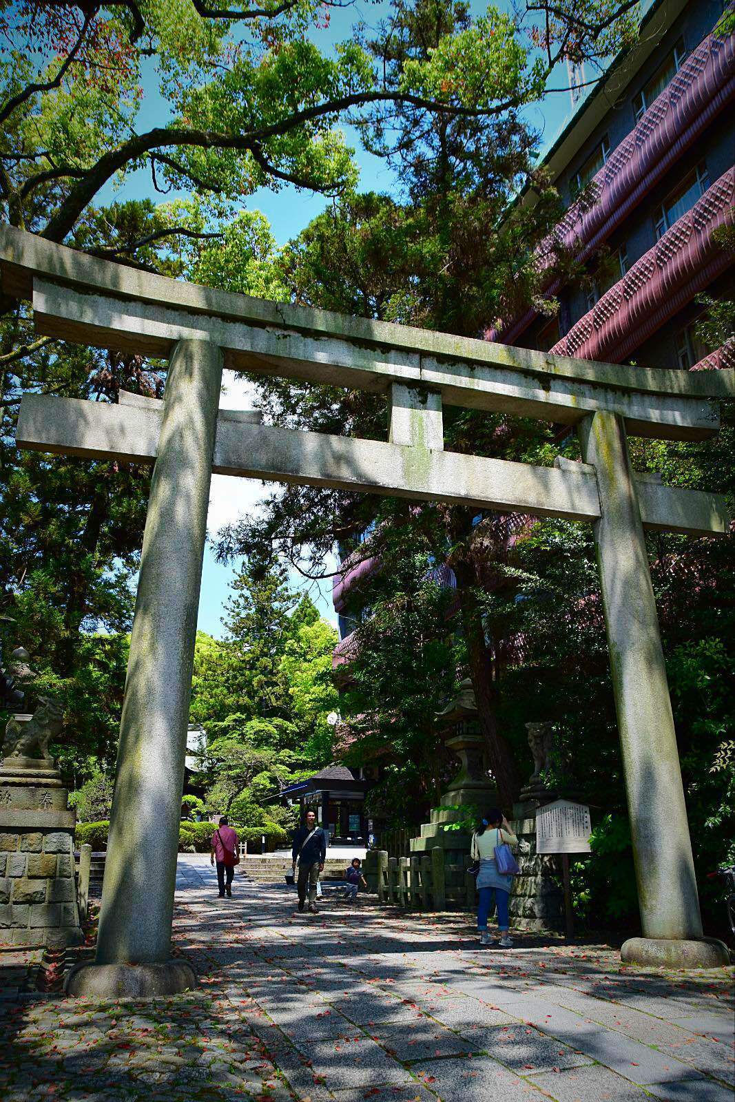 兔子神社的鸟居 京都冈崎神社