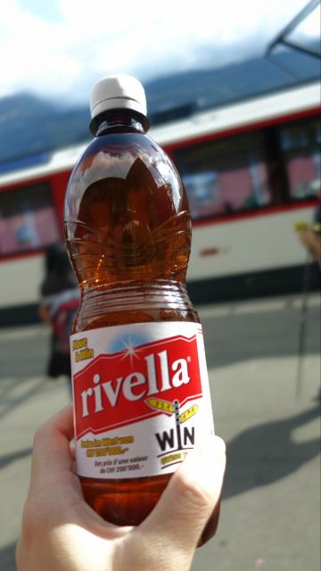 瑞士著名的饮料,其实我觉得就是汽水的味道. 布里恩茨站