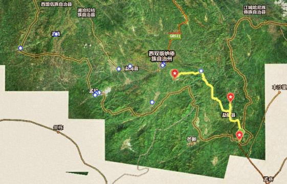 热带雨林国家公园望天树(空中走廊)——西双版纳傣族园——勐罕镇