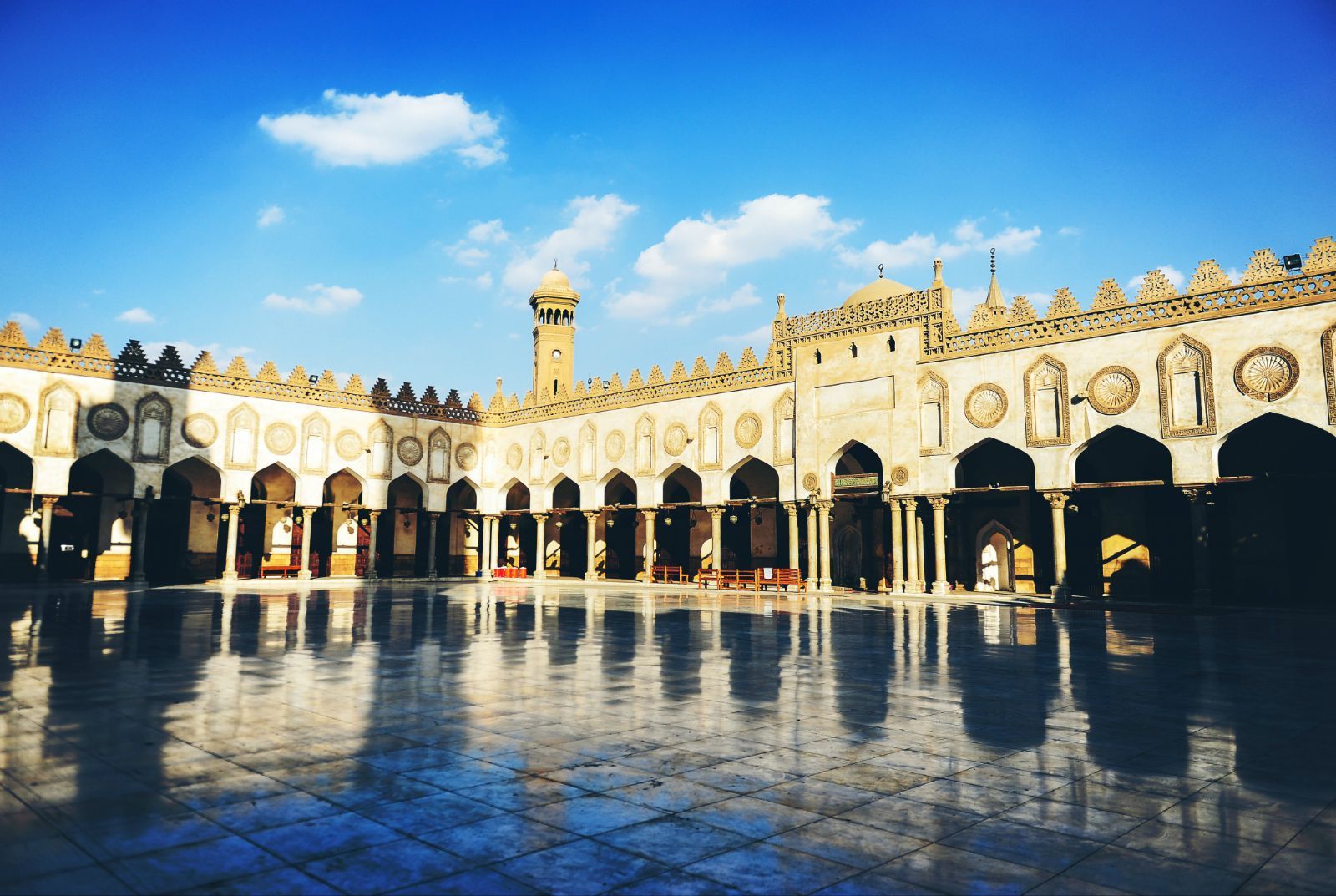 开罗的精神灵魂中心——爱资哈尔清真寺 爱资哈尔清真寺