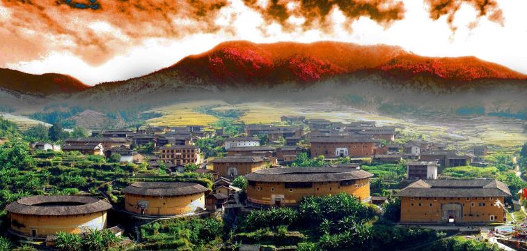 洪坑土楼民俗文化村