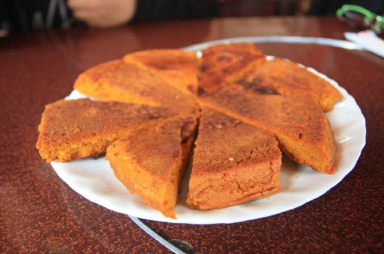 青稞饼,必点!又脆又香,微甜