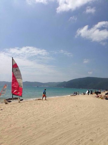 万豪酒店私人沙滩