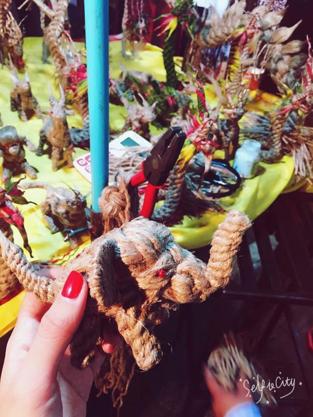 麻绳小动物 长康路夜市