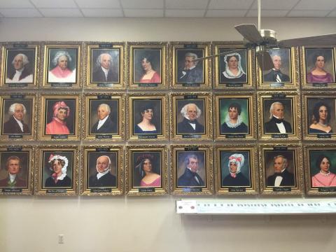 博物馆的美国总统墙! kingman