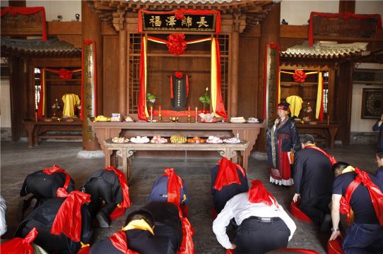 天下赵姓人聚集楼观台财神庙祝寿赵公明